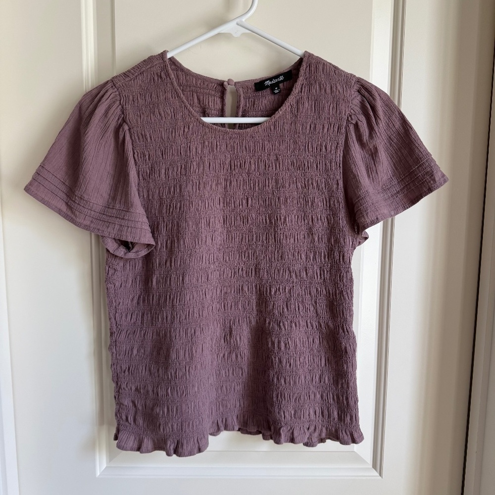 Smocked Madewell Top
